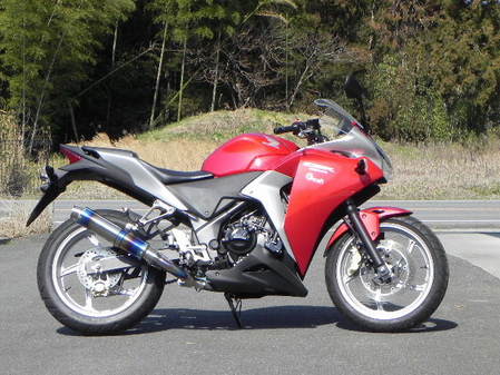 CBR２５０R スリップオンマフラー